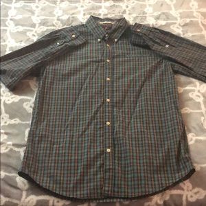 Scotch & Soda button-down plaid shirt